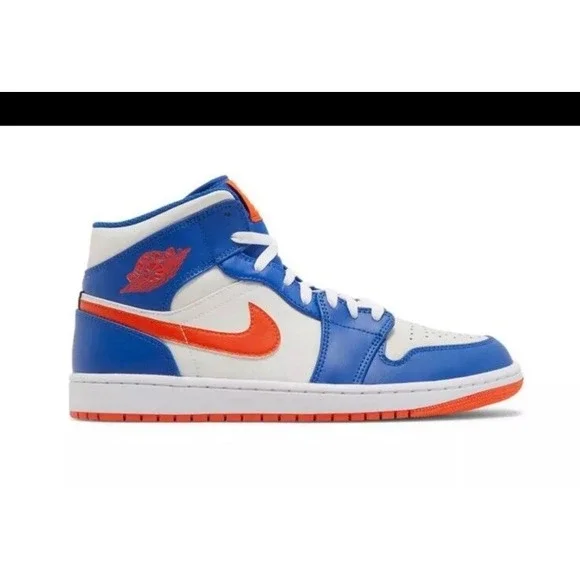 New Nike Air Jordan 1 Mid Knicks Gators Blue 18 Mens Wheaties FD1029-400 2023